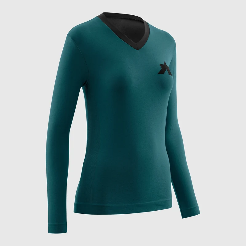 Maglia donna Assos maniche lunghe Tactica Tech T5 - Verde