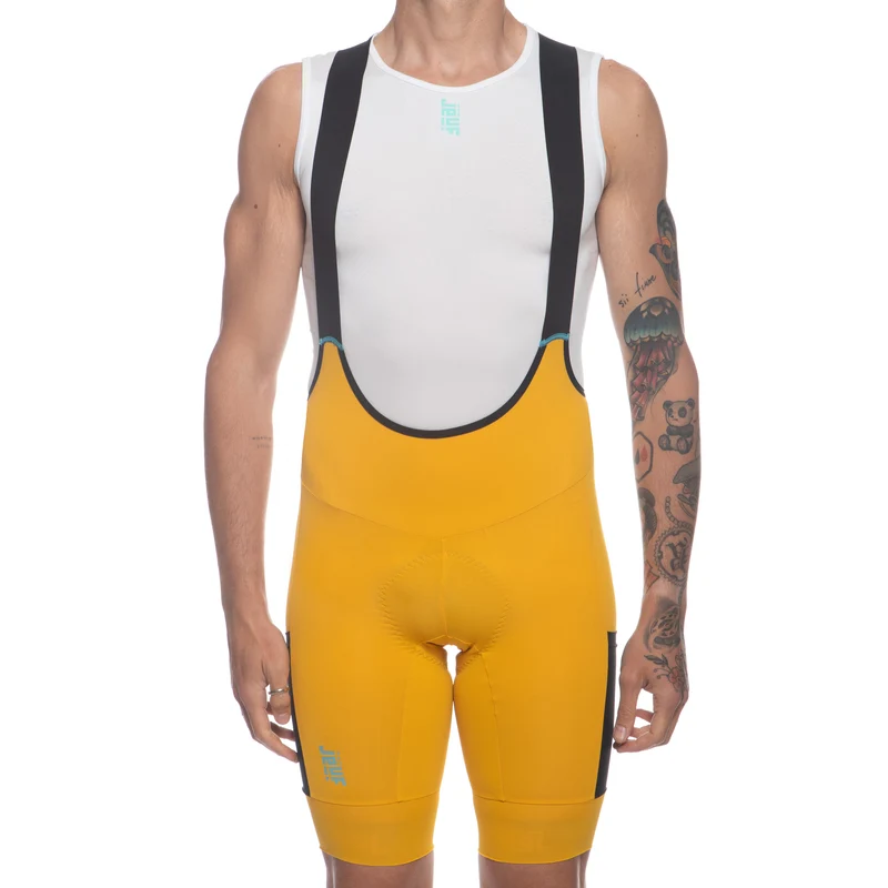 Salopette Jëuf Pro Gravel Cargo - Giallo