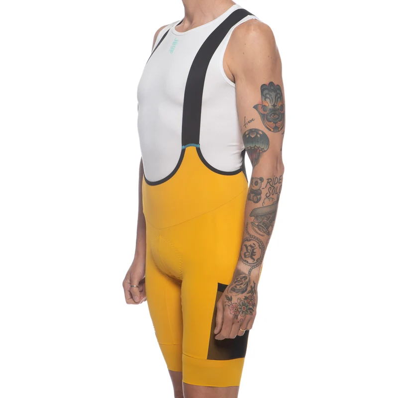 Salopette Jëuf Pro Gravel Cargo - Giallo