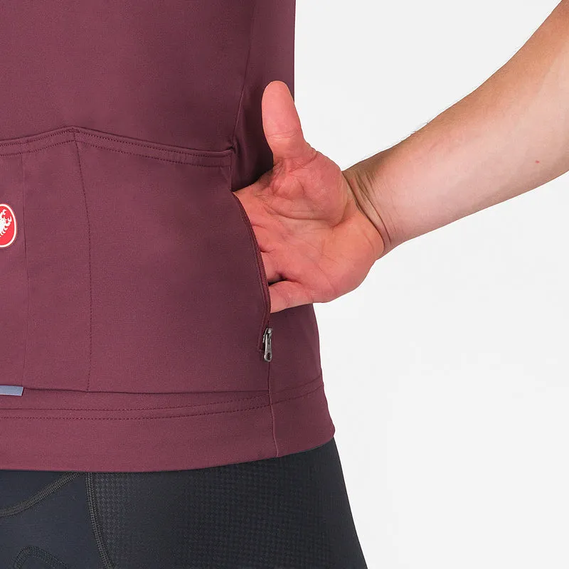 Maglia Castelli Prologo Lite - Bordeaux