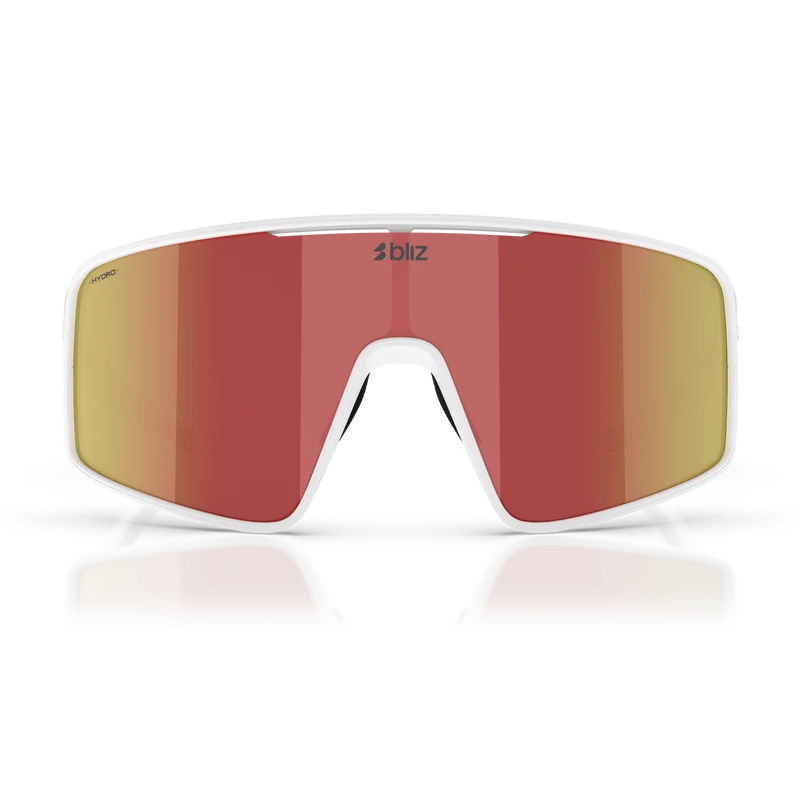 Occhiali Bliz P001 - Matt White Brown W Red Mirror