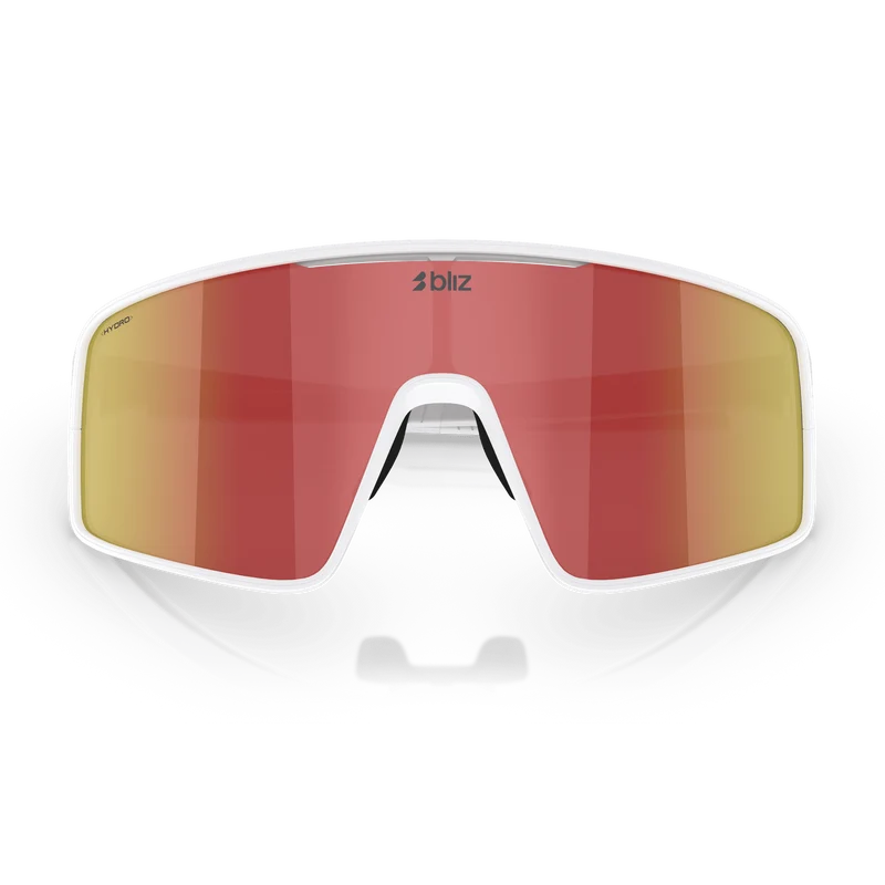Occhiali Bliz P001 - Matt White Brown W Red Mirror
