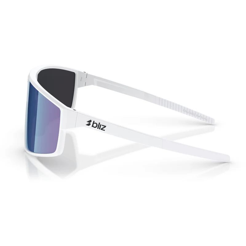 Occhiali Bliz P002 - Matt White Smoke W Blue Multi