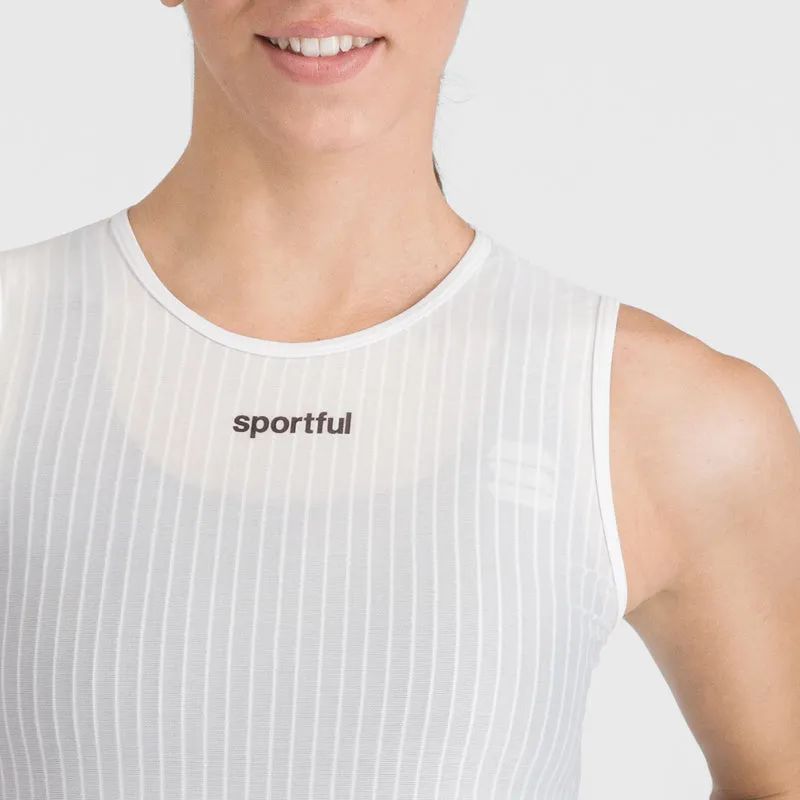 Maglia intima donna senza maniche Sportful Pro Base - Bianco