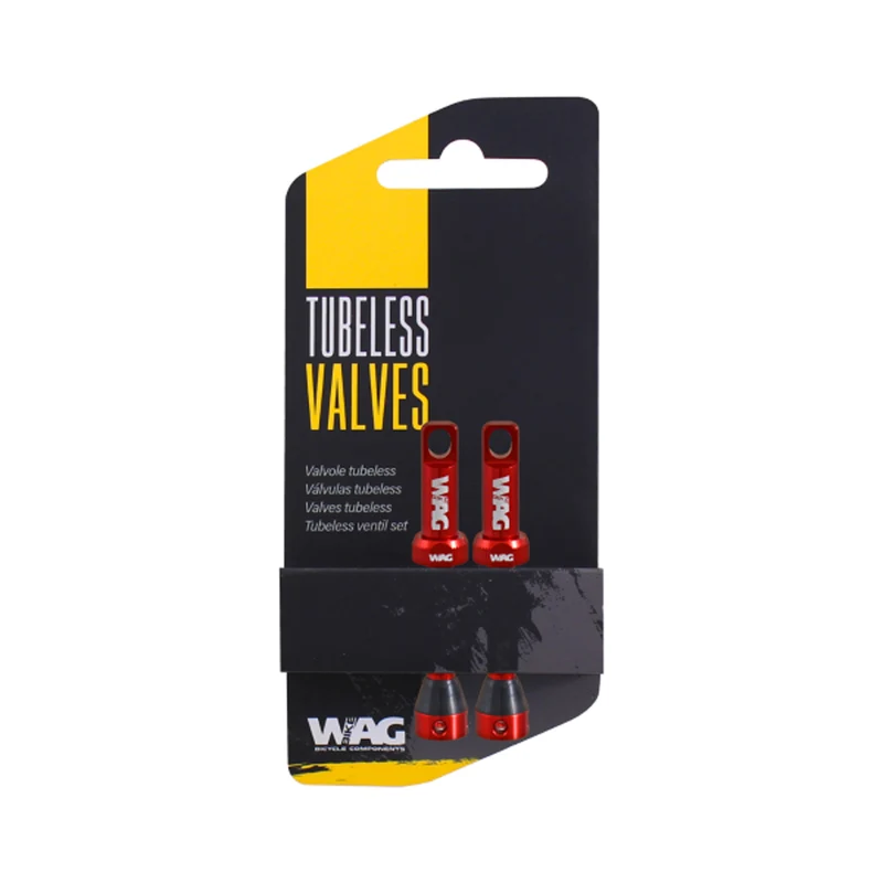 Valvola tubeless Wag 44mm - Rosso
