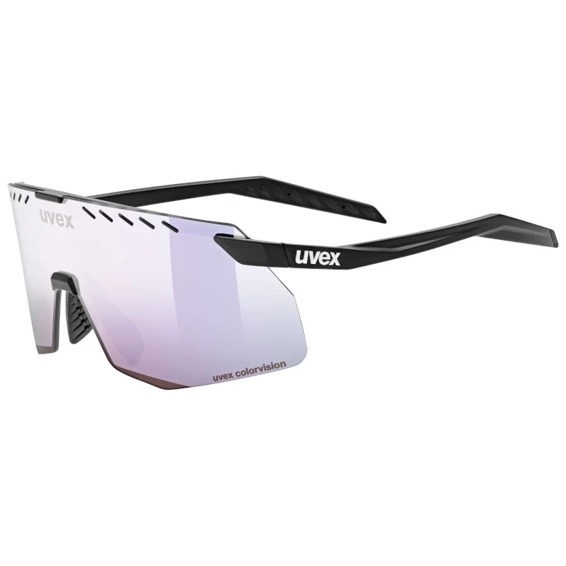 Occhiali Uvex Pace Stage S CV - Black Matt Mirror pink