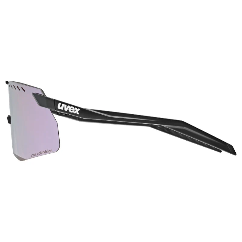 Occhiali Uvex Pace Stage S CV - Black Matt Mirror pink