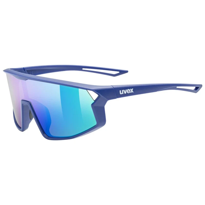 Occhiali Bambino Uvex Skyryse - Blue matt Mirror green