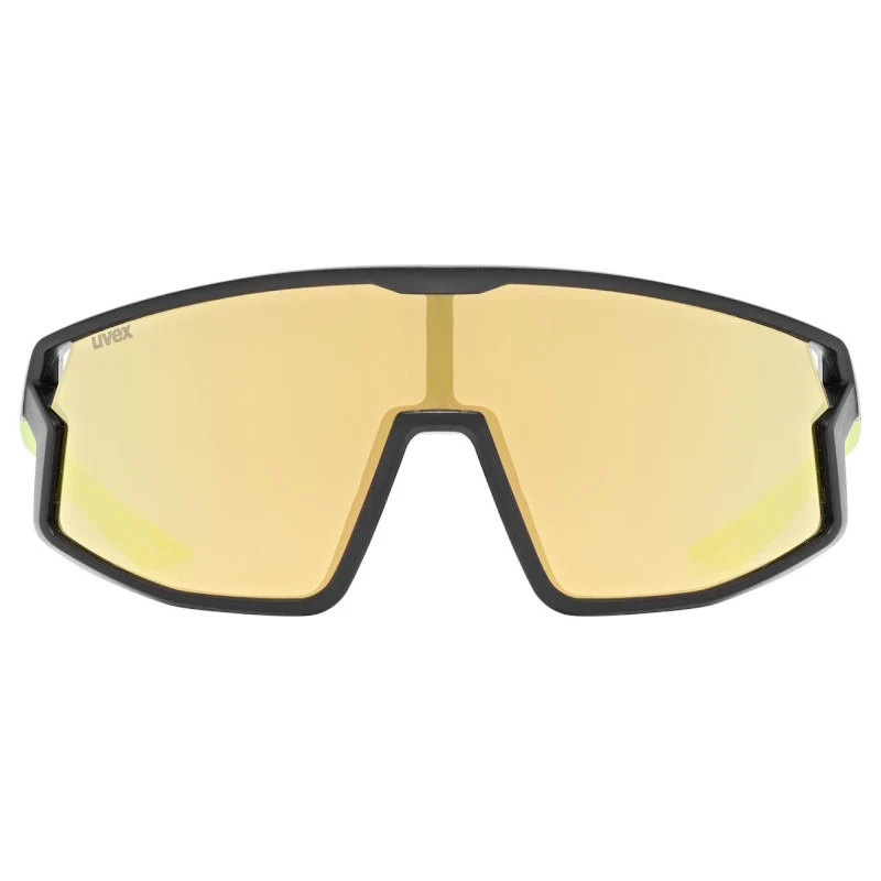 Occhiali Bambino Uvex Skyryse - Black yellow Mirror yellow