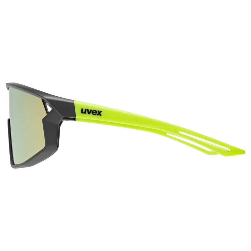 Occhiali Bambino Uvex Skyryse - Black yellow Mirror yellow