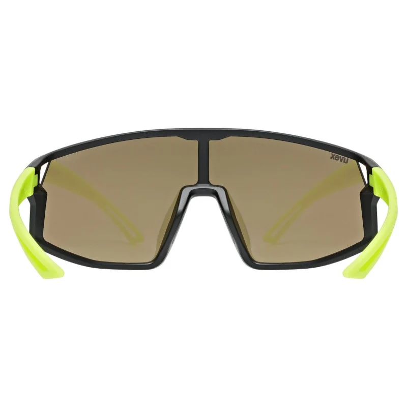 Occhiali Bambino Uvex Skyryse - Black yellow Mirror yellow