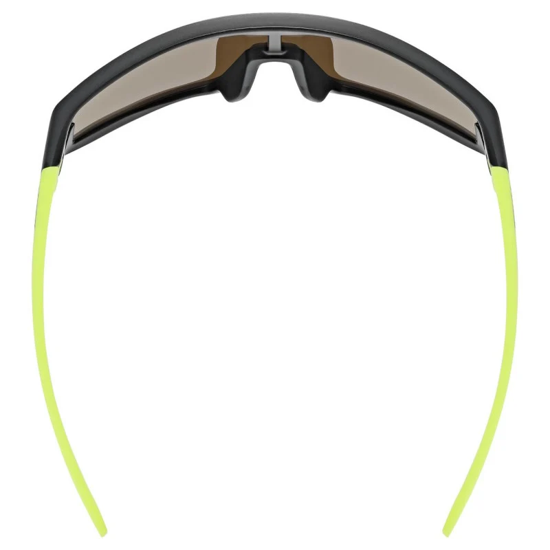 Occhiali Bambino Uvex Skyryse - Black yellow Mirror yellow