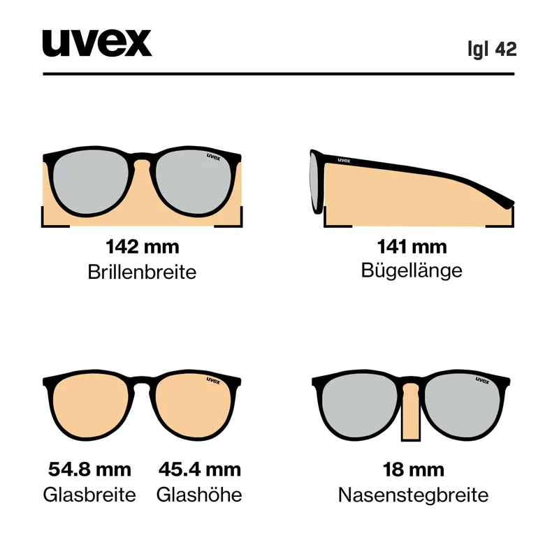 Occhiali Uvex LGL 42 - Black Mirror Silver
