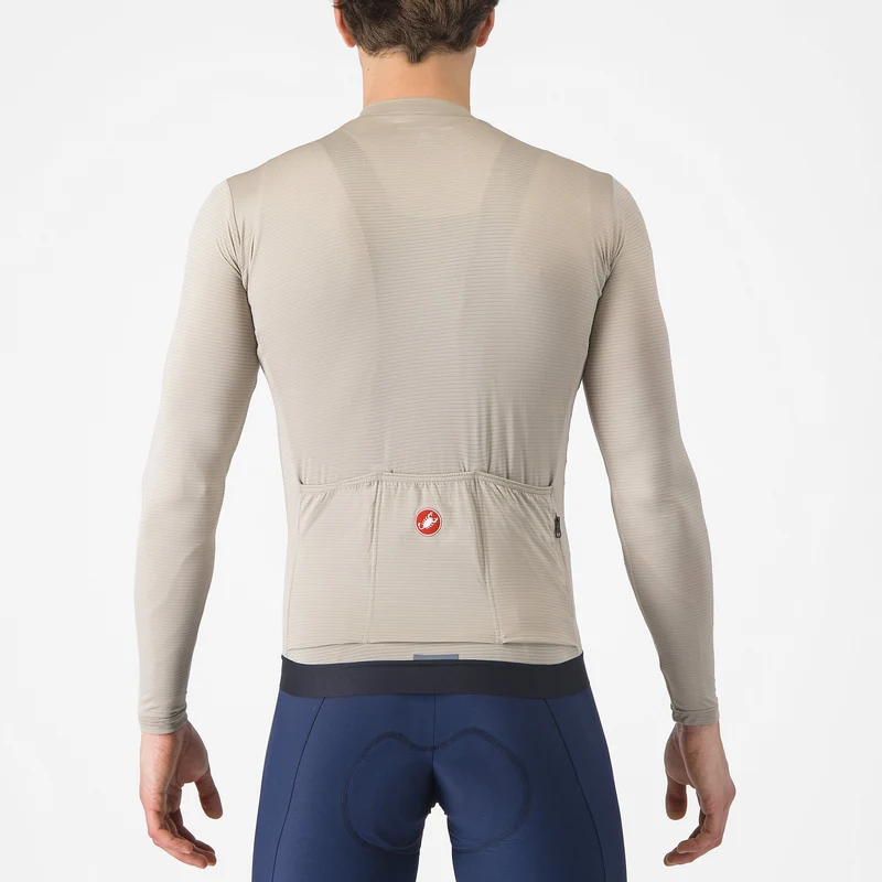 Maglia maniche lunghe Castelli Espresso - Beige