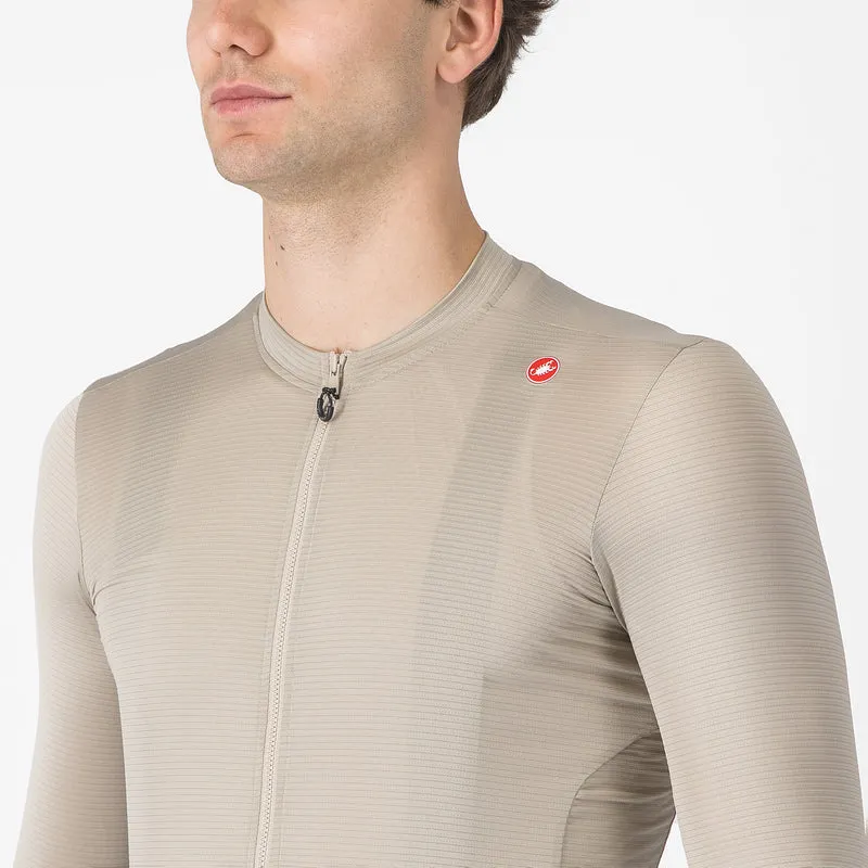 Maglia maniche lunghe Castelli Espresso - Beige