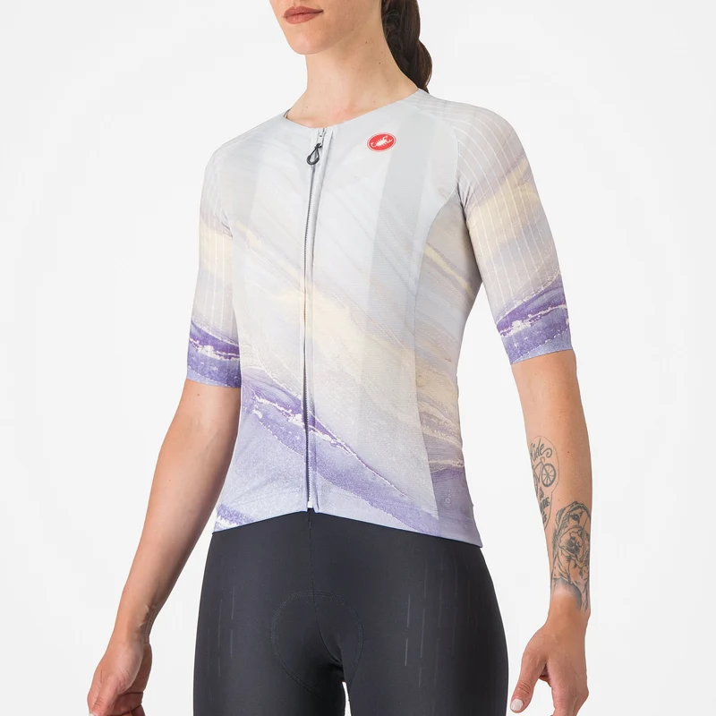 Maglia donna Castelli Aero Pro 8S - Viola