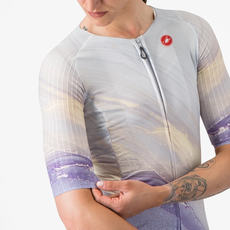 Maglia donna Castelli Aero Pro 8S - Viola