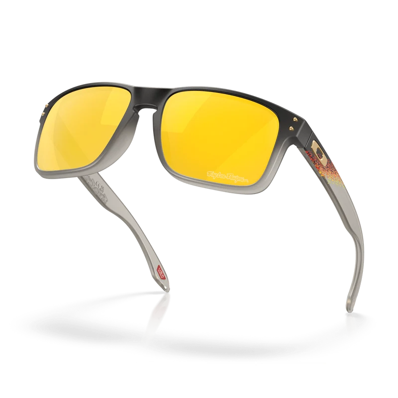 Occhiali Oakley Holbrook Troy Lee Design - Black Fade 24K Polarized