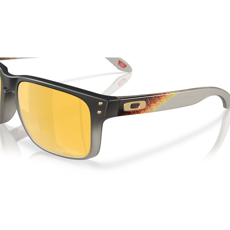 Occhiali Oakley Holbrook Troy Lee Design - Black Fade 24K Polarized