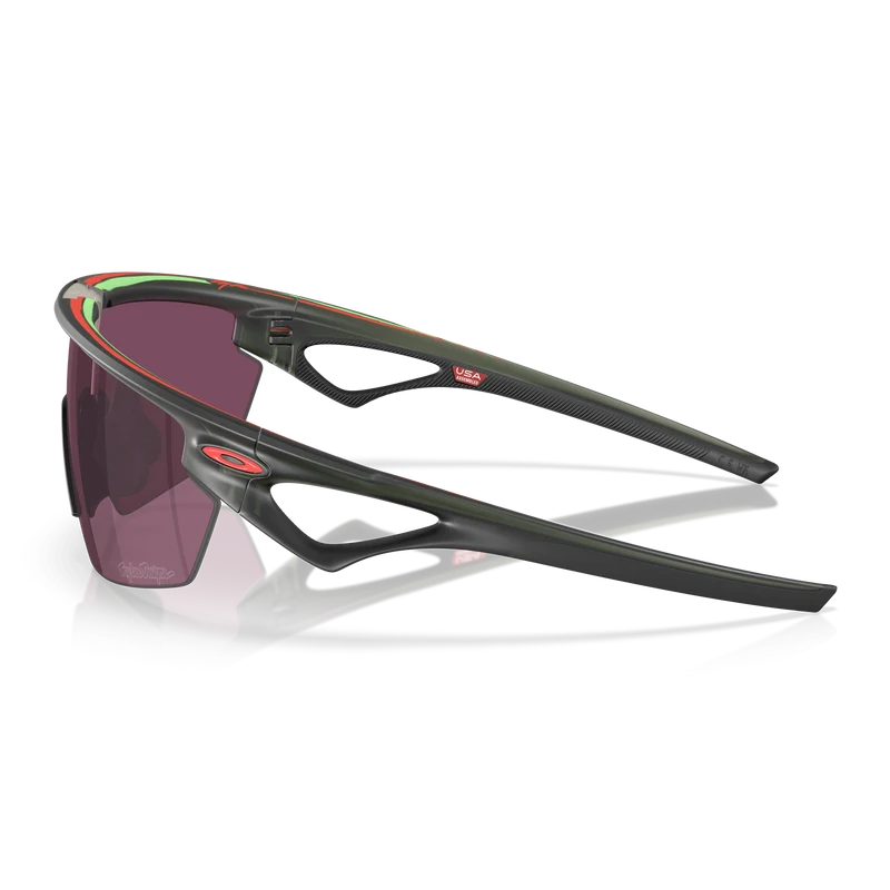 Occhiali Oakley Sphaera Troy Lee Design - Matte Olive Ink Prizm Road Black