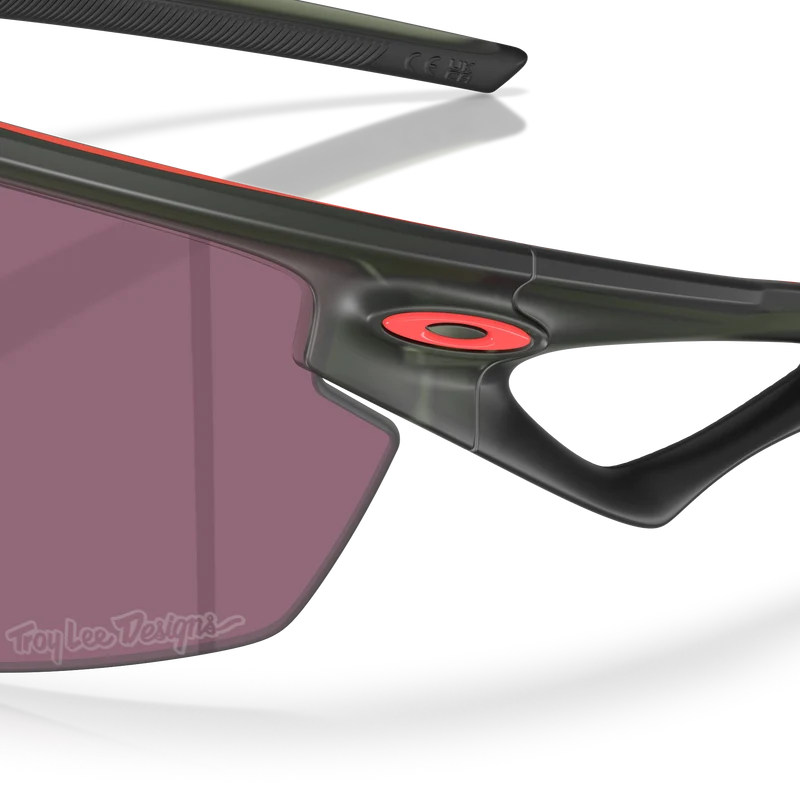 Occhiali Oakley Sphaera Troy Lee Design - Matte Olive Ink Prizm Road Black