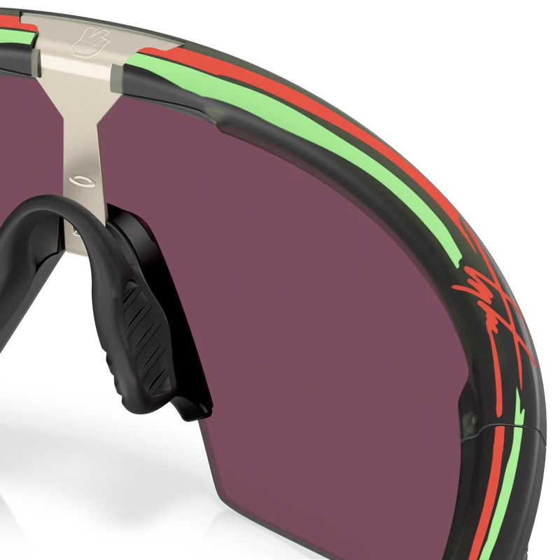 Occhiali Oakley Sphaera Troy Lee Design - Matte Olive Ink Prizm Road Black