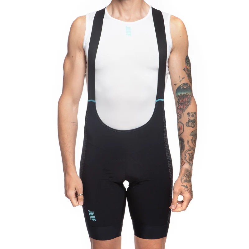 Salopette Jëuf Pro Race Gravel Cargo - Nero