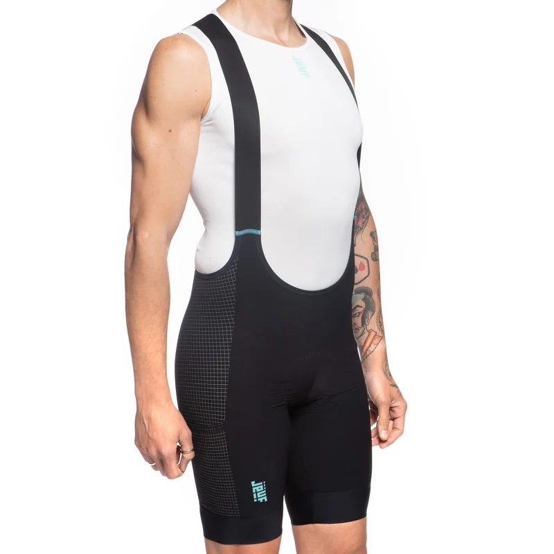 Salopette Jëuf Pro Race Gravel Cargo - Nero