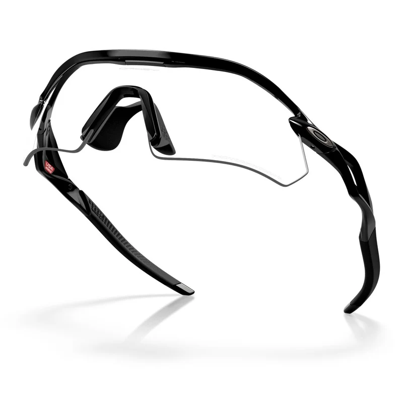 Occhiali Oakley Radar Plate - Polished Black Clear to black Iridium Photochromic