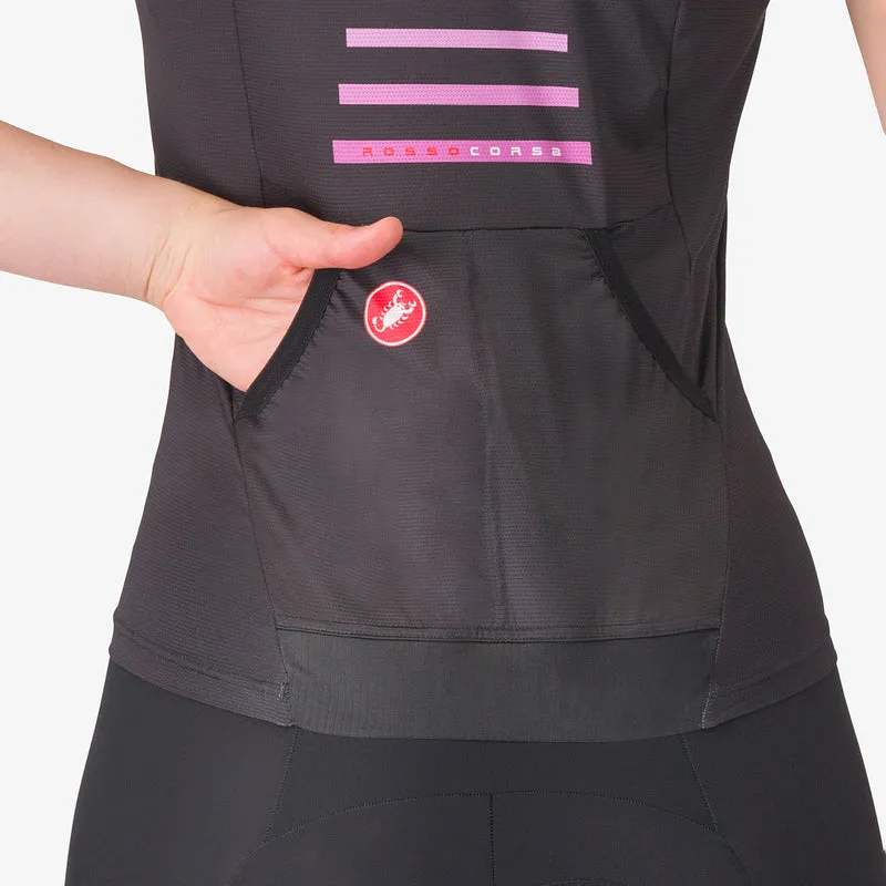 Maglia donna Castelli Free Speed 3 Top - Nero