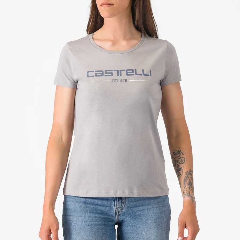 T-Shirt donna Castelli '76 - Grigio