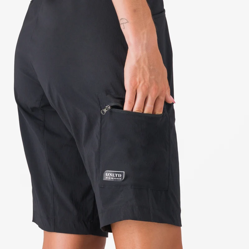 Pantaloncini donna Castelli Unlimited Adventure Baggy - Nero