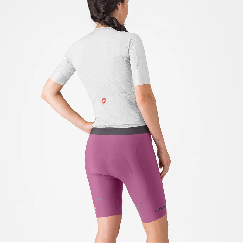 Pantaloncini donna Castelli Espresso DT - Viola
