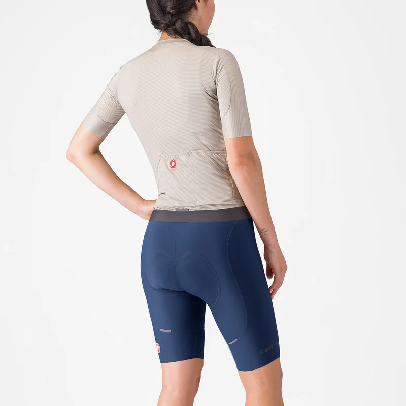 Pantaloncini donna Castelli Espresso DT - Blu scuro