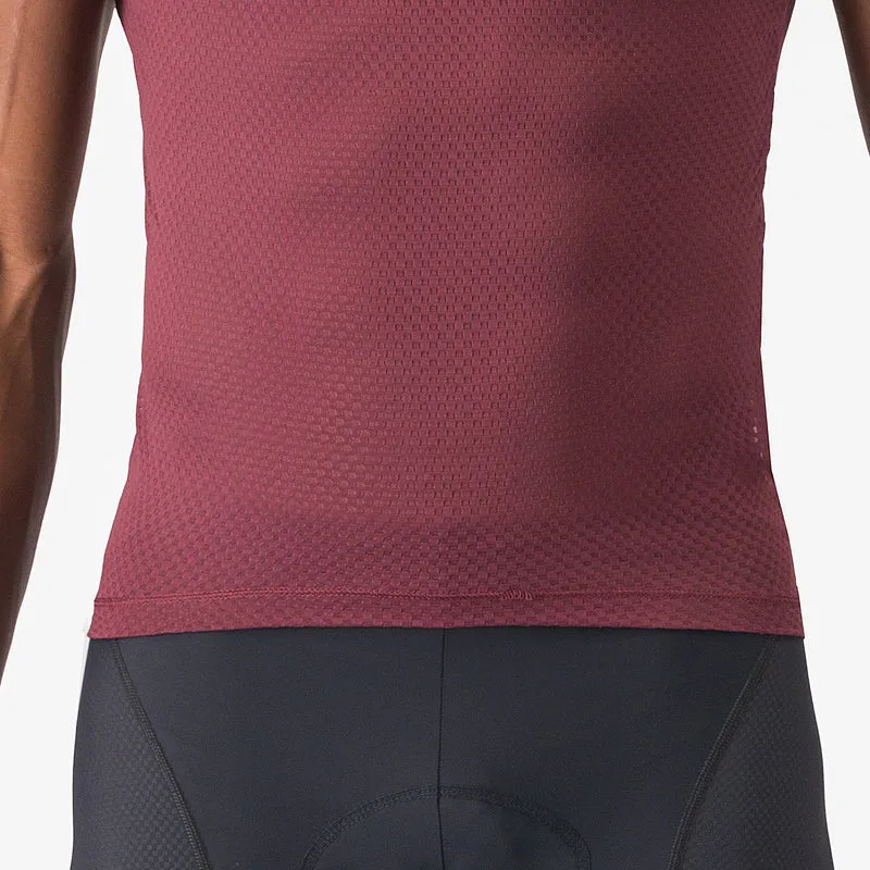 Maglia intima senza maniche Castelli Pro Mesh 2.0 - Bordeaux scuro