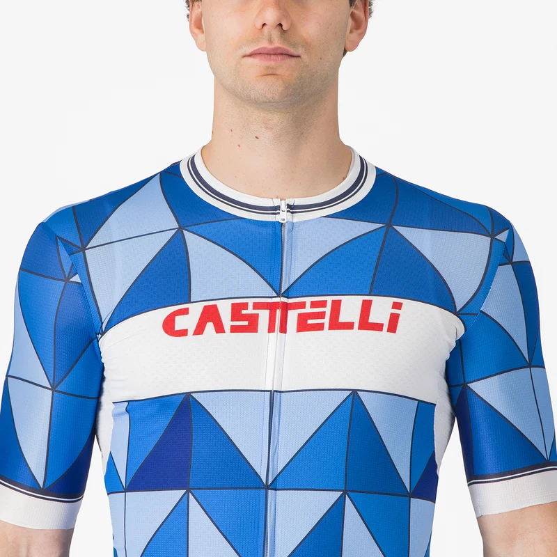 Maglia Castelli Heritage - Azzurro