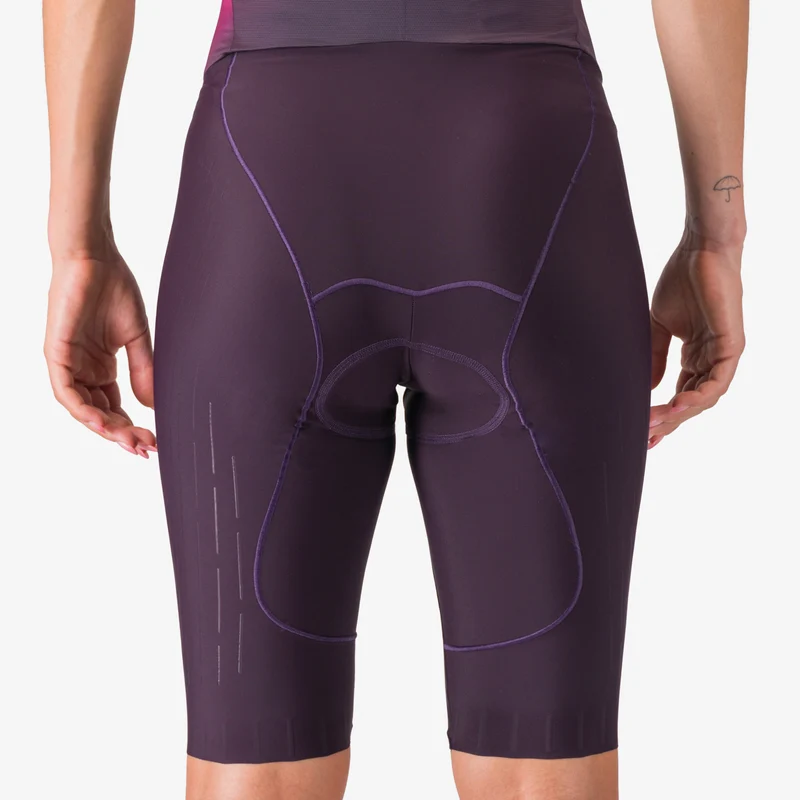 Body donna senza maniche Castelli Free Sanremo 3 Suit - Viola