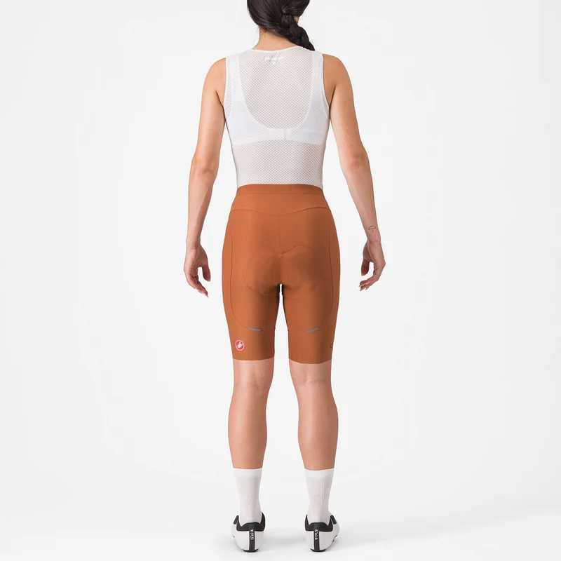 Pantaloncini donna Castelli Espresso DT - Marrone