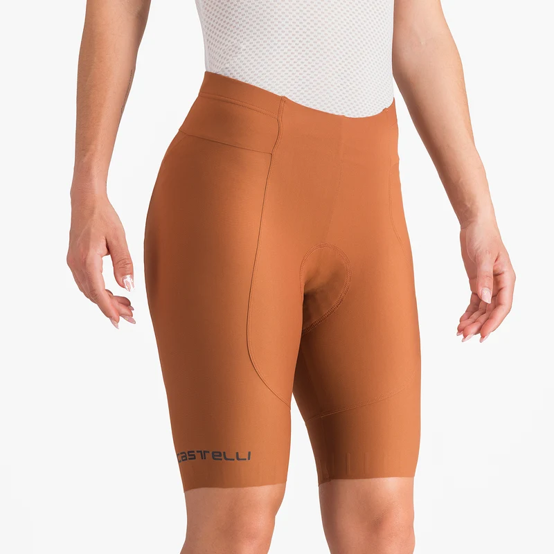 Pantaloncini donna Castelli Espresso DT - Marrone