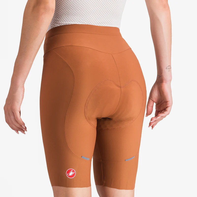 Pantaloncini donna Castelli Espresso DT - Marrone