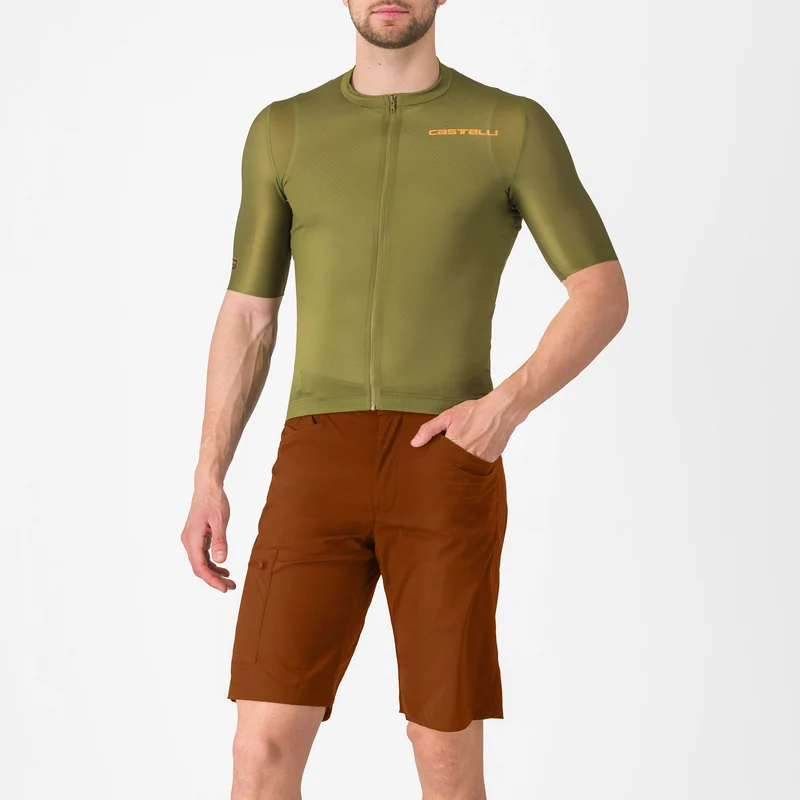 Pantaloncini Castelli Unlimited Adventure Baggy - Marrone