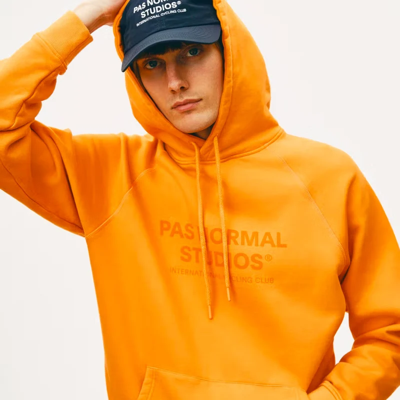 Felpa con cappuccio Pas Normal Studios Logo - Arancio