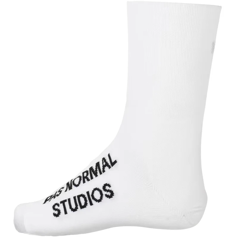 Calzino Copriscarpa Pas Normal Studios Logo - Bianco