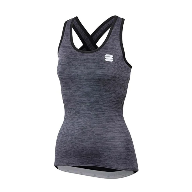 Top donna Sportful Giara - Nero grigio