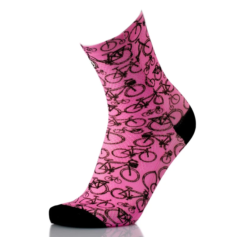 Calze MBwear Fun Bike - Rosa