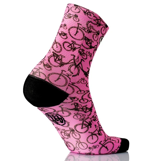 Calze MBwear Fun Bike - Rosa