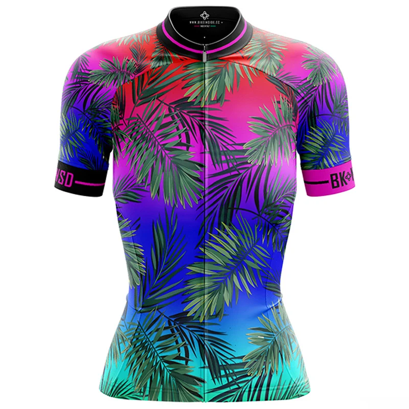 Maglia donna Bike Inside Tropical - Multicolore