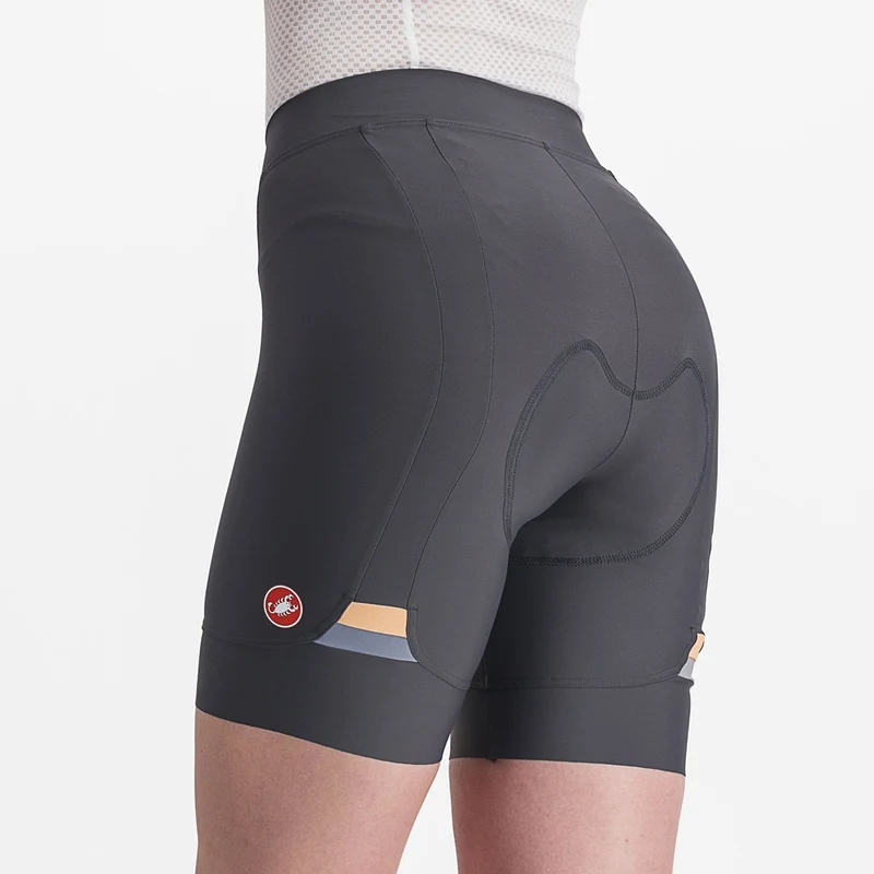 Pantaloncini donna Castelli Prima - Grigio arancio