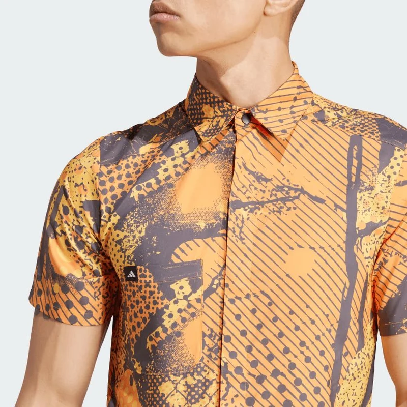 Camicia Adidas Trackstand Stencilled Art - Arancione