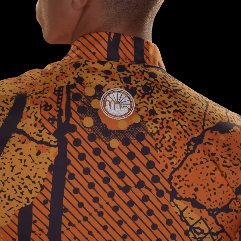 Camicia Adidas Trackstand Stencilled Art - Arancione